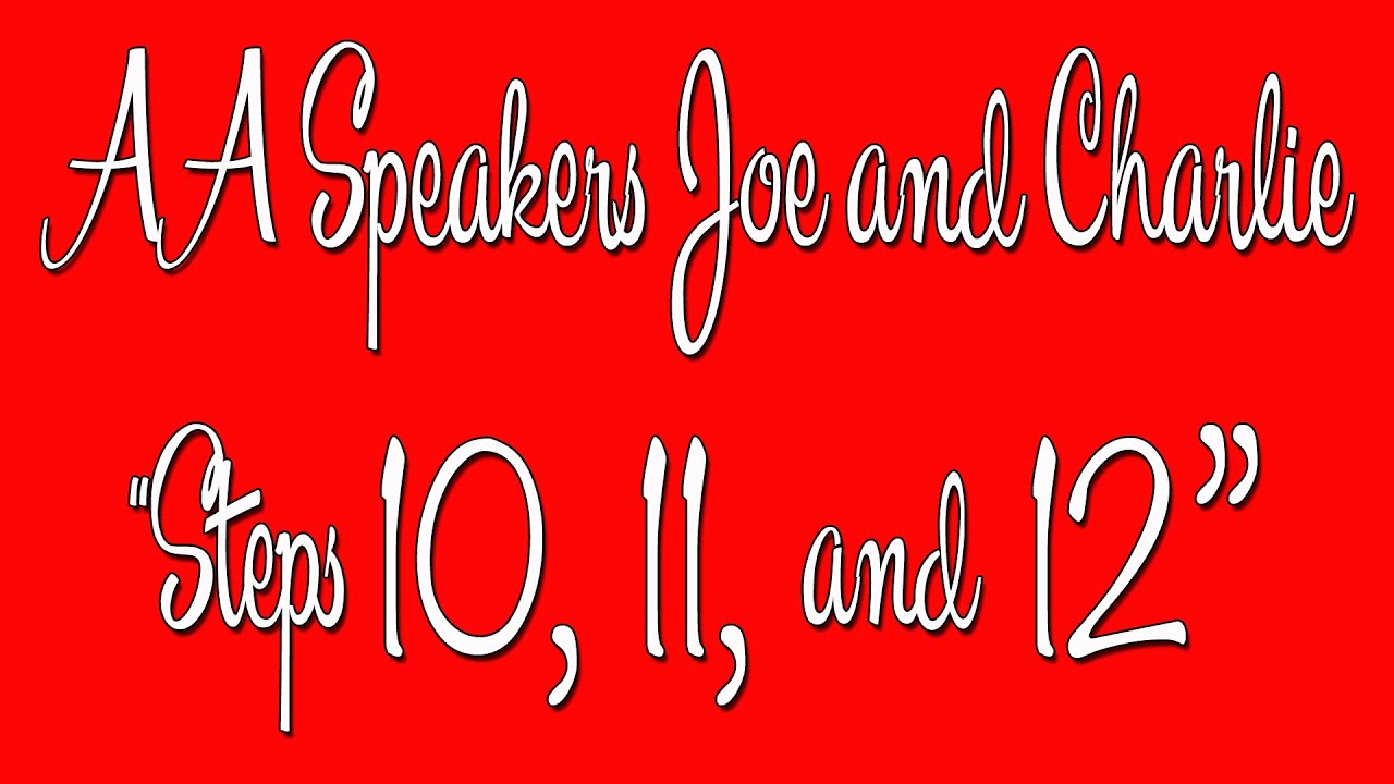 AA Speakers - Joe and Charlie - 