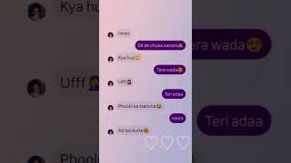 propose cute gf and bf WhatsApp chat message status video #shorts