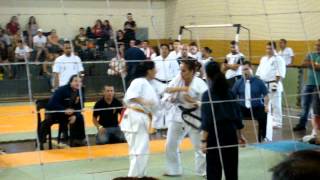 27º Campeonato Paulista Kyokushin 2012| Ribeirao Pires | Anna Naracci vs Adriana Mattos