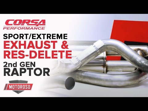 Corsa Exhaust Sounds on Ford Raptor! Sport Cat-back 14397 & Extreme X-pipe 14396