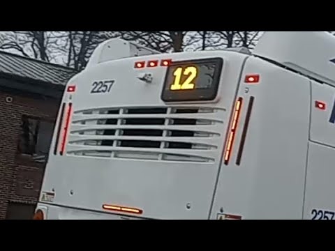 NFTA New Flyer XE40 2257 Route 12 (Niagara Street) From University Station To Utica & Deleware