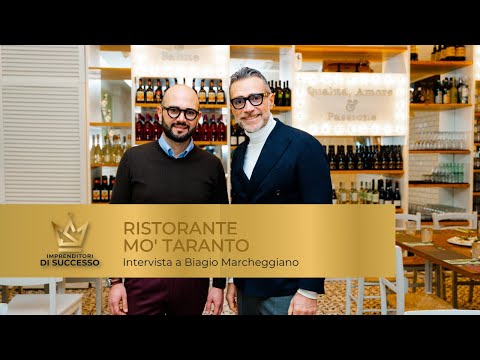 Ristorante Mo' Taranto, la storia, le difficoltà, i successi: il racconto di Biagio Marcheggiano