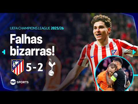 Gols e lances de Atlético de Madri x Tottenhan