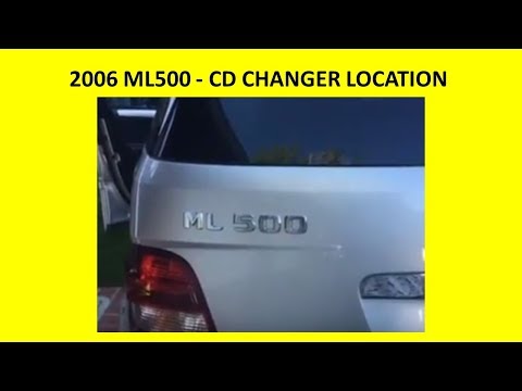 Mercedes Benz ML500 Multi CD Changer iPod Location 2006 06
