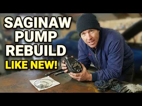 Saginaw Power Steering Pump Rebuild | Fixing leaking seals | GM style