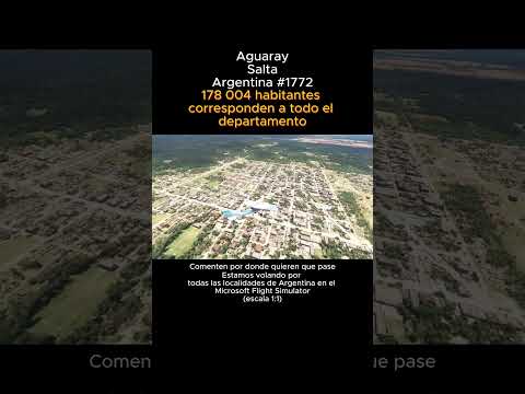 Aguaray, Salta desde el Microsoft Flight Simulator #aguaray #salta #argentina #msfs2024