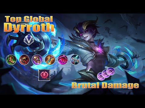 Dyrroth Scalebore - Brutal Damage Dyrroth With Axe Build!!! - Top Global Dyrroth by ⭐I Am Toxic Boy⭐