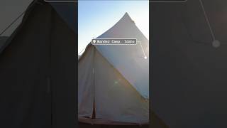 Wander Camp Yellowstone - FULL Tent Tour ⛺️ #travelvlog #yellowstonenationalpark #camping