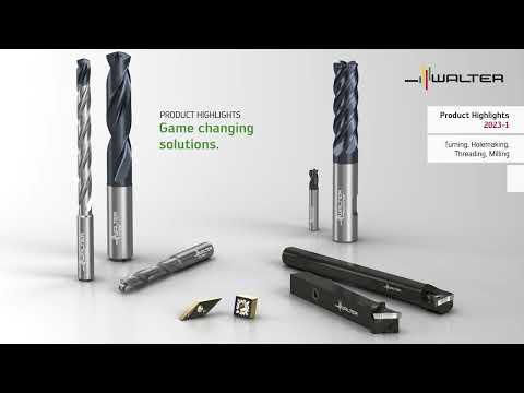 Precision tools product innovations 2023-1 turning, drilling, threading, milling - Walter Tools