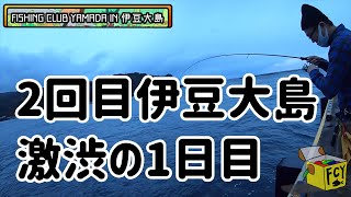 【東京都釣り】伊豆大島1日目、激渋・・・。