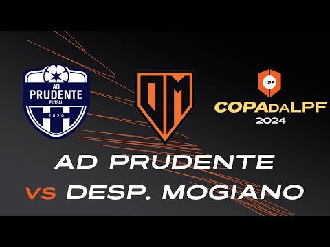 AO VIVO | AD PRUDENTE X DESPORTIVO MOGIANO| COPA DA LPF SUB 17