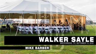 Walker Sayle Unit - Mike Barber (9/15/16)