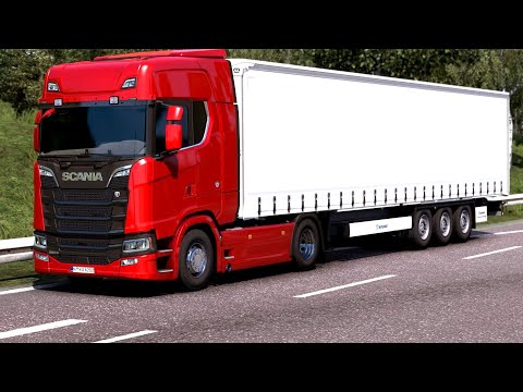ETS 2 - Scania 500 S Transporting Rice from Karlskrona to Jonkoping Part 2