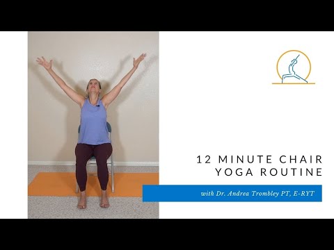 12 Minute Chair Yoga Routine