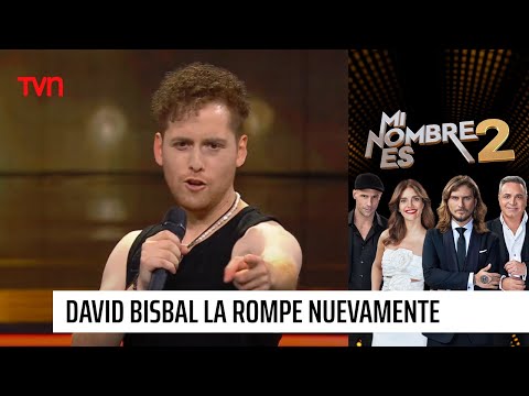 ¡Es igual! David Bisbal volvió a conquistar al jurado | Mi nombre es 2