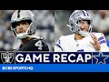 Raiders vs Cowboys: Derek Carr, Raiders win on FG in overtime | CBS Sports HQ