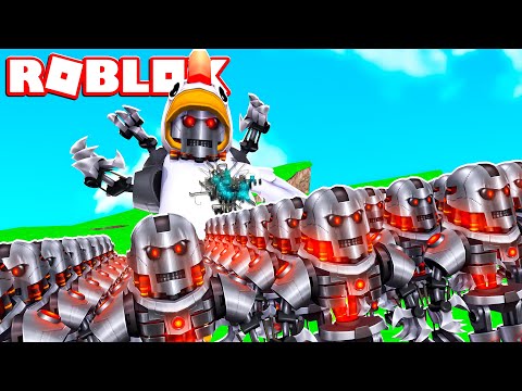 SONO DIVENTATO IL RE DEI ROBOT SU ROBLOX!!