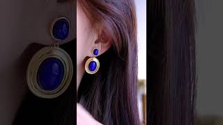 Lapis Lazuli Earrings ❤️❤️#beauty #beautiful #earrings #jewellery #fashion #ootd
