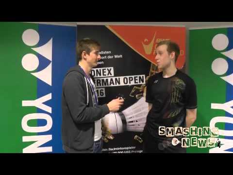 Max Weißkirchen nach seinem Zweitrundenspiel