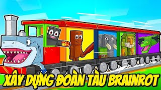 Thử Thách Xây Dựng Đoàn Tàu Brainrot Đối Đầu Quái Vật Trong Minecraft Siêu Bất Ổn 🤣