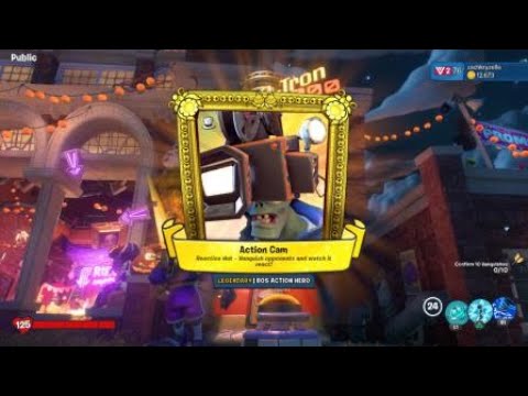 LEGENDARY 80'S ACTION HERO: ACTION CAM | Plants vs. Zombies: Battle for Neighborville