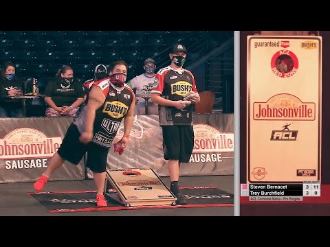 Watch Cornhole Pro Steven Bernacet Sink 27 Bags In A Row