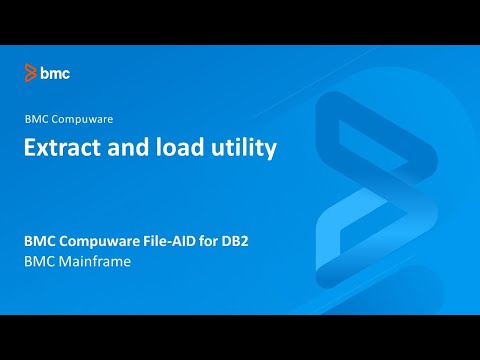 BMC Compuware File-AID for Db2 - Extract and load utility