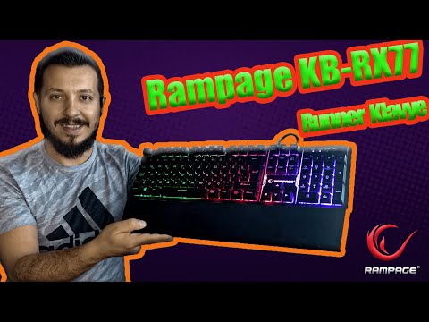 Rampage KB-RX77 Runner oyuncu klavyesi - Kutu açılımı inceleme