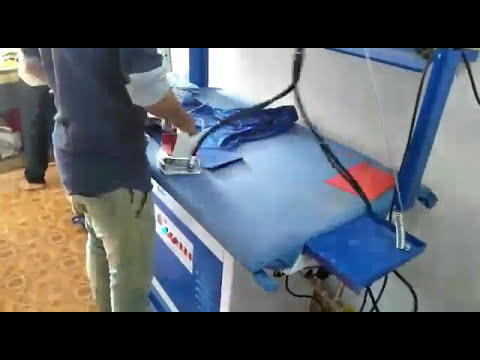 Steam press vacuum table