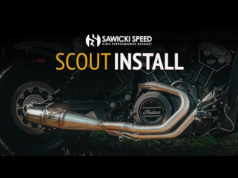 Sawicki Speed Indian Scout Exhaust Install Instructions