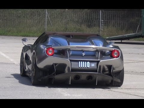 Thumbnail for One-off Ferrari F12 TRS start-up, unloading + DRAG RACE SOUND by Ferrari, Ferrari F12, Car