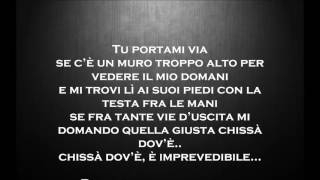 Fabrizio Moro Portami Via Testo