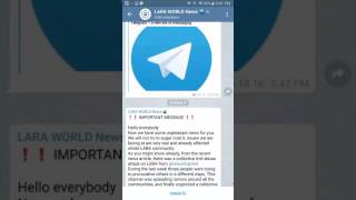 LARAWITH ME  BULLIED BY TELEGRAM - UNDERSTANDING BOTS - GLOBAL RESOURC