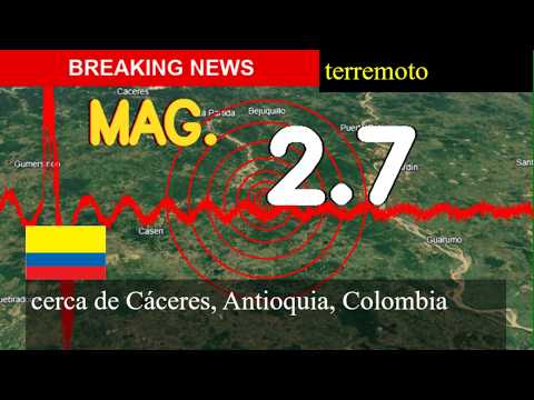 😱🚨 Terremoto cerca de Cáceres, Antioquia, Colombia actualizaciones en vivo hoy: un temblor de magnit
