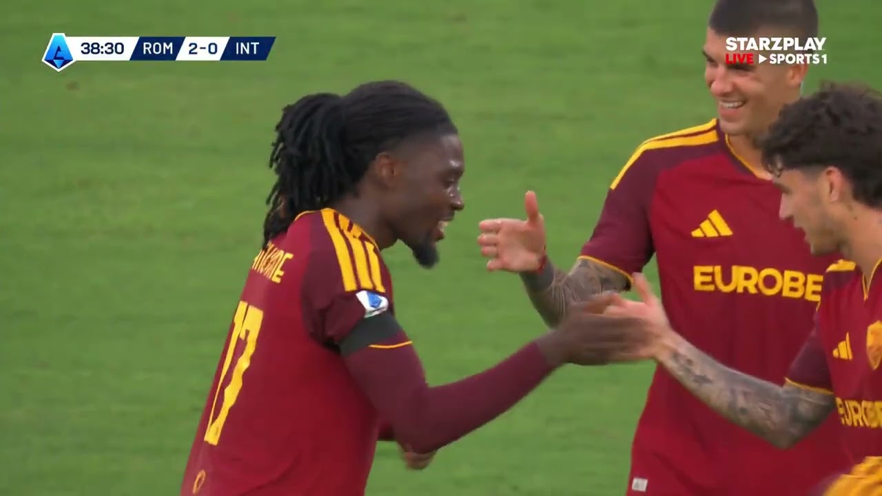 اهداف مباراة انتر ميلان وروما (2-2) الدوري الايطالي
