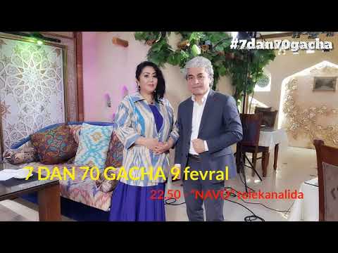 Xonanda  Mohira  Asadova  #7dan70gacha  ko‘rsatuvida