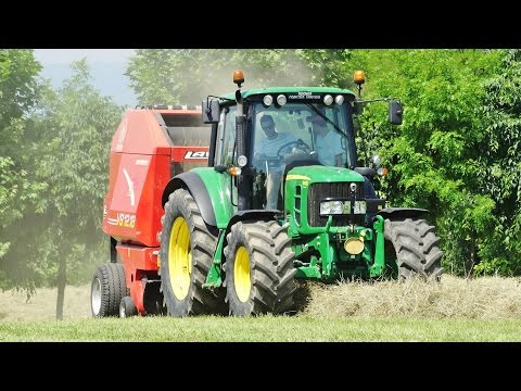 John Deere 6430 Premium + Laverda VB 12.18 | Baling Hay