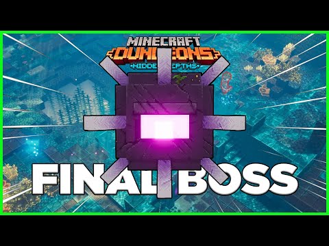 HOW TO DEFEAT HIDDEN DEPTHS DLC FINAL BOSS  - Minecraft Dungeons