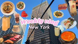 ニューヨーク在住女子のリアルな7日間 | 外食三昧 | 海外生活【1週間Vlog】