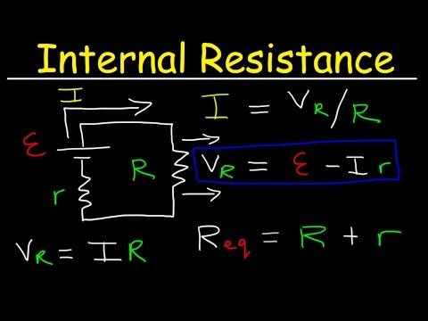 Internal Resistance of a Battery, EMF, Cell Terminal Voltage, Physics Problems