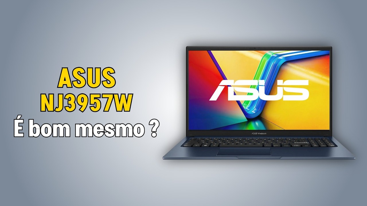 Miniatura da avaliação em vídeo de Notebook ASUS Vivobook 15 X1504VA Intel Core i5 1334U 8GB 512GB SSD 15,6 FHD