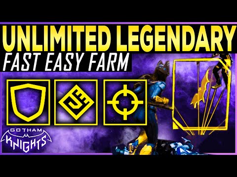 Gotham Knights FARM UNLIMITED LEGENDARY GEAR Easy and Fast | High Crime Activity Farming