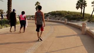preview picture of video 'Clearwater beach. Walk on the beach'