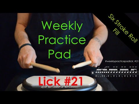 Six Stroke Roll Practice Pad Exercises | Drum Lesson for Intermediate | Very Applicable for Drum Set