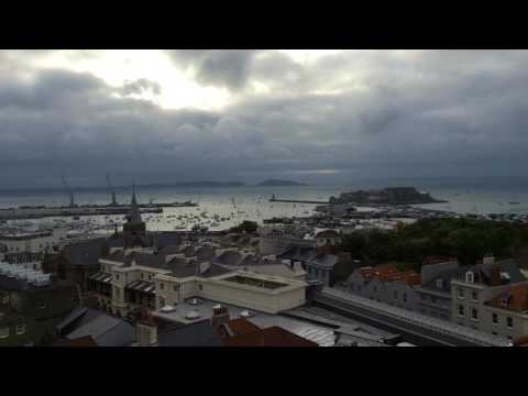 The view from room 13 at Ziggurat St Peter Port