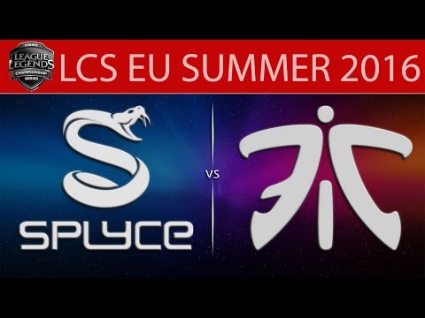 [LoL VODs] SPY vs FNC Game 1 | LCS EU Summer 2016 (17.06.2016) - Splyce vs Fnatic