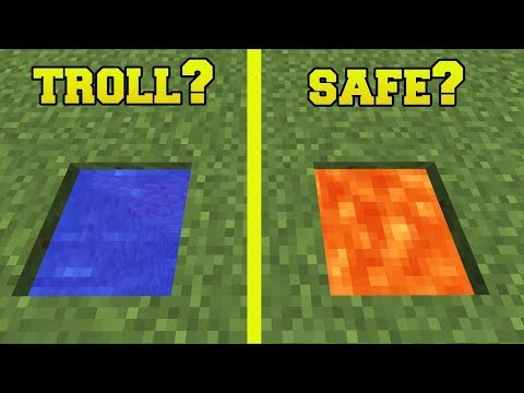 Pat and Jen PopularMMOs minecraft spot the troll which one is safe custom m