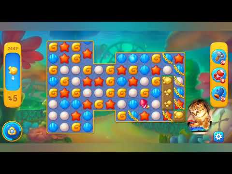 Fishdom 2022, no Boosters,  2447  level  -  прохождение без бустеров,  2447  уровень.