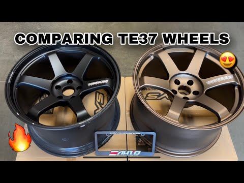 RAYS 20inch TE37 Ultra M-SPEC and TE37 SAGA S-Plus Comparison (NEW)