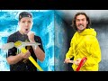 ESCAPING 100 Layers Of STEEL Vs ICE